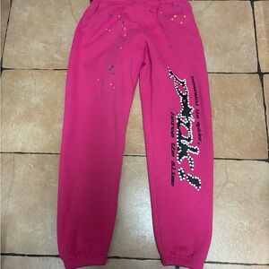 Sp5der P*NK Sweatpants Pink